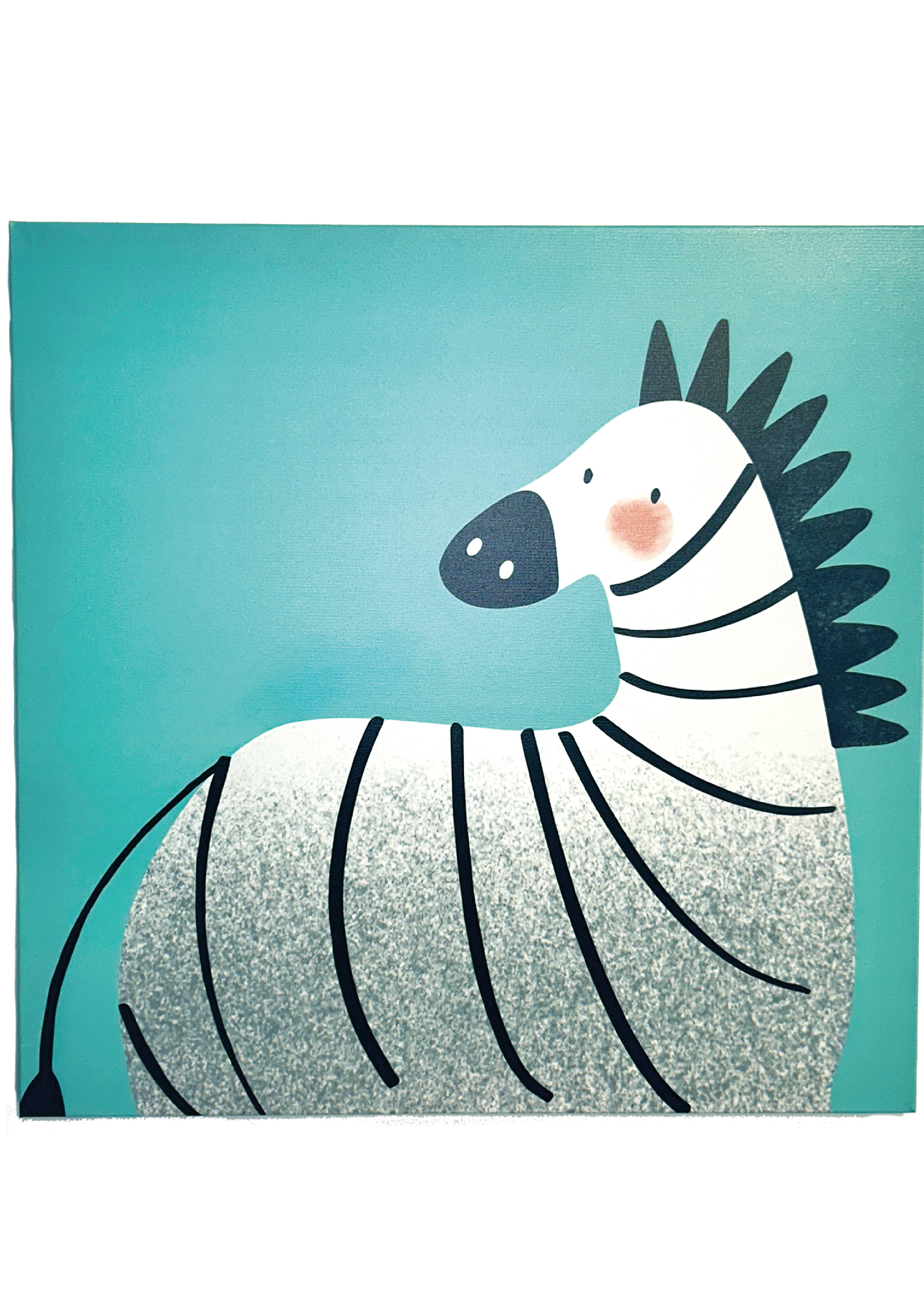 Cuadro Infantil Zebra