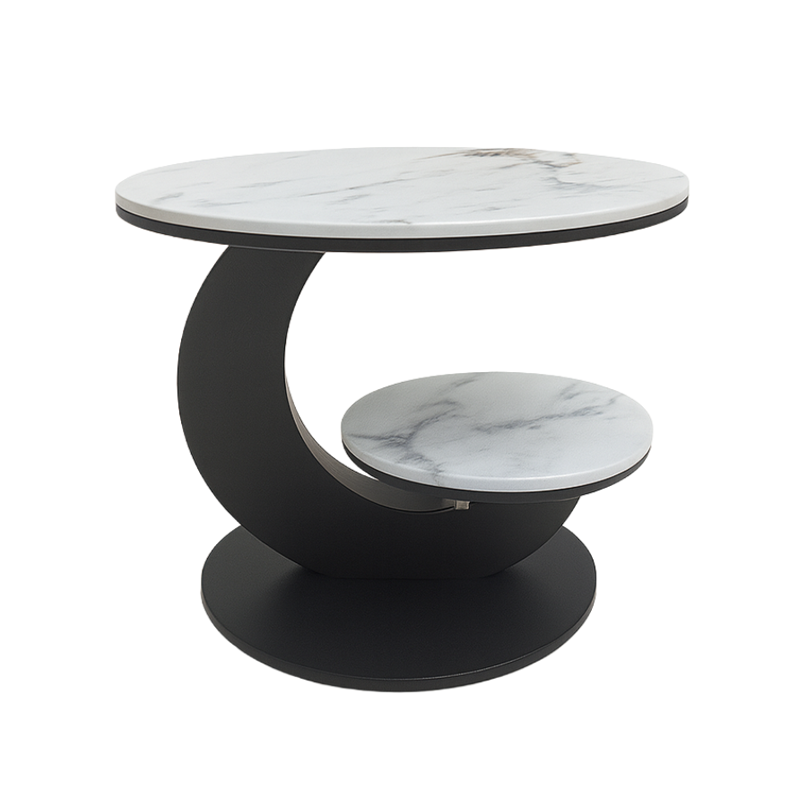 Mesa Auxiliar Moderna de Dos Niveles