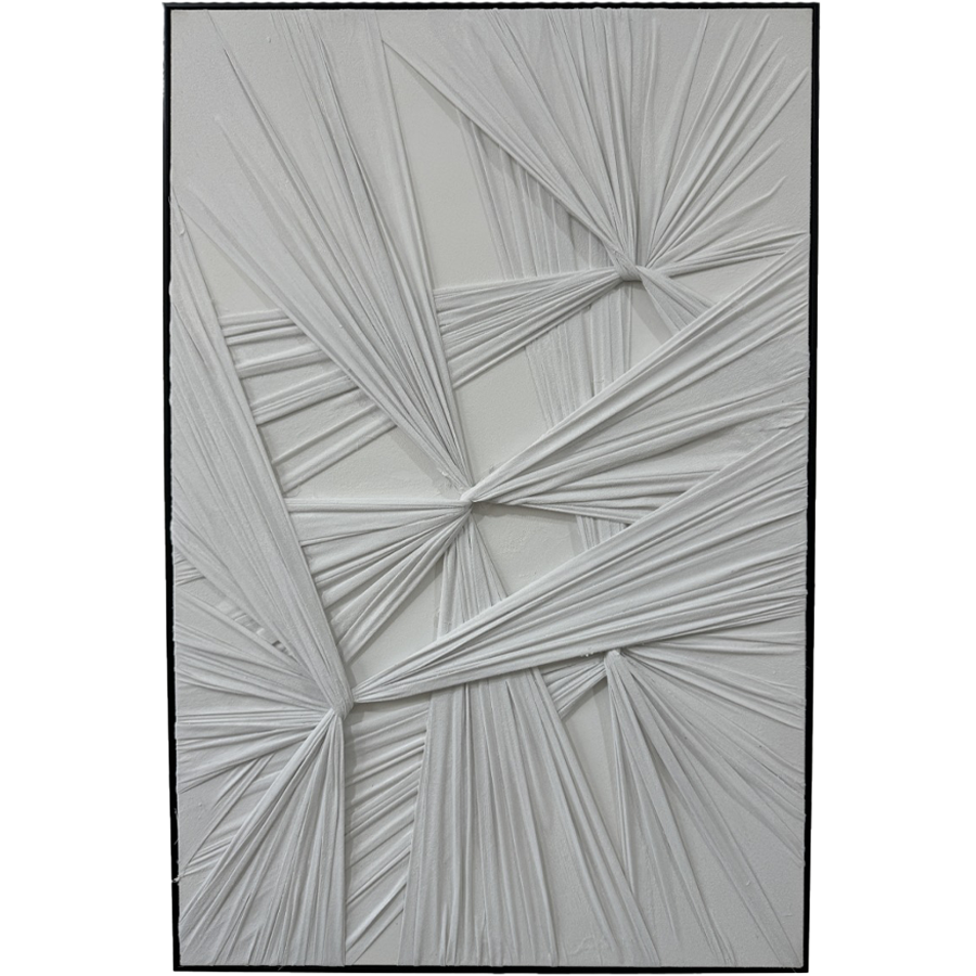 Cuadro Relieve Blanco