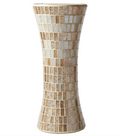 Jarrón de Mosaico Forma de Reloj de Arena