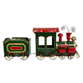 Tren decorativo navideño metálico