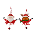 Colgantes Santa y reno