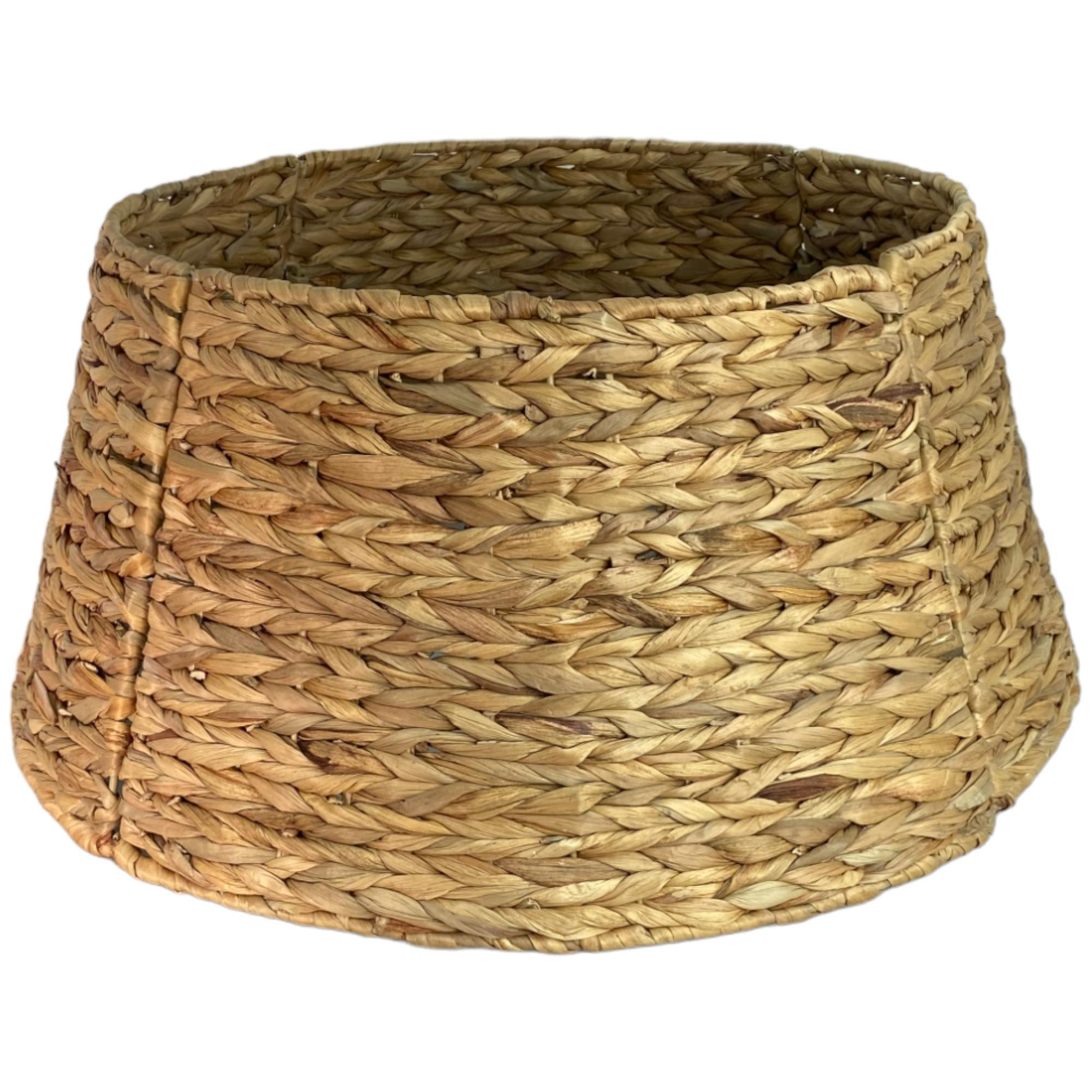 Base de árbol en fibra natural tejido liso