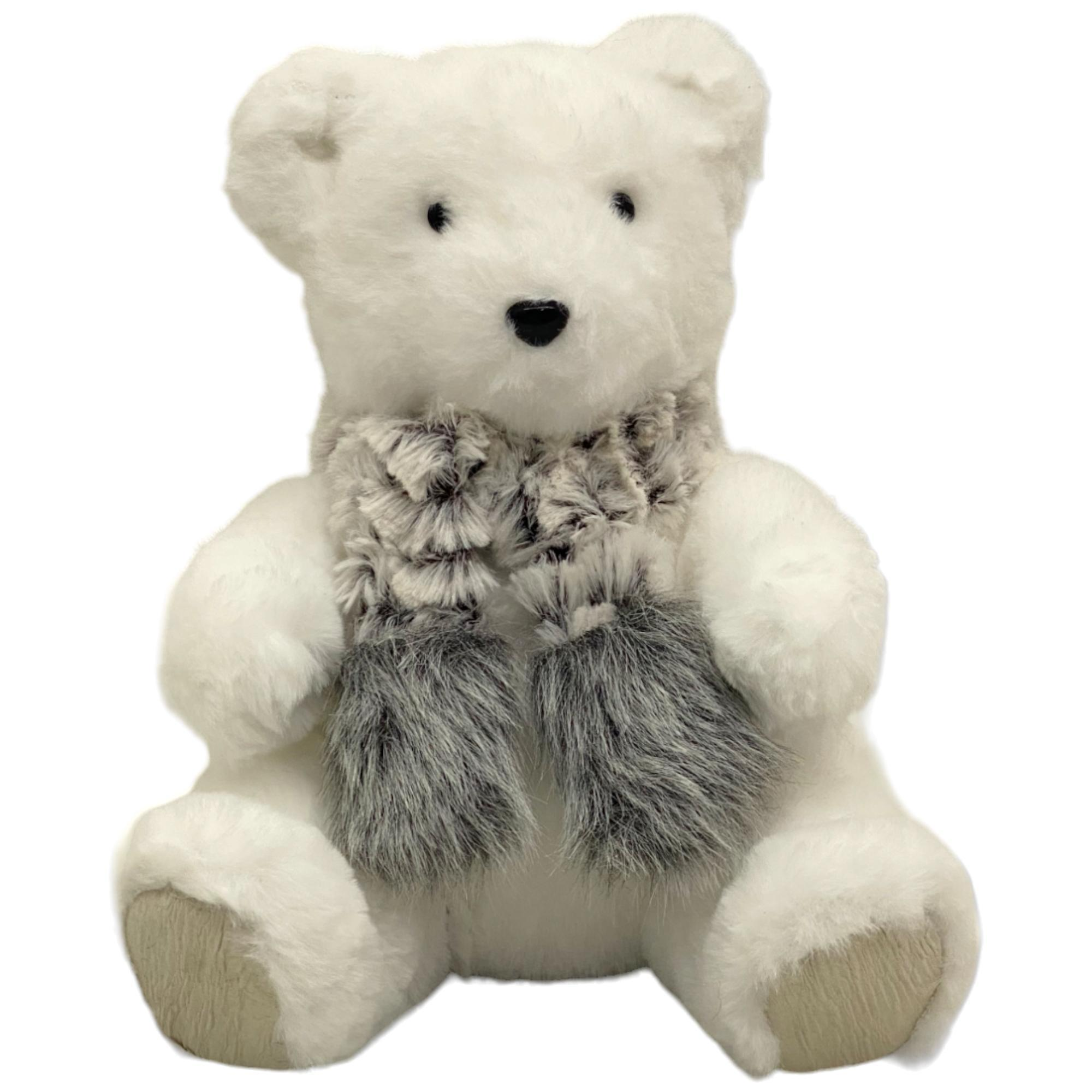 Oso polar navideño sentado