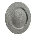 Plato base redondo jaspeado