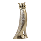 Búho decorativo dorado