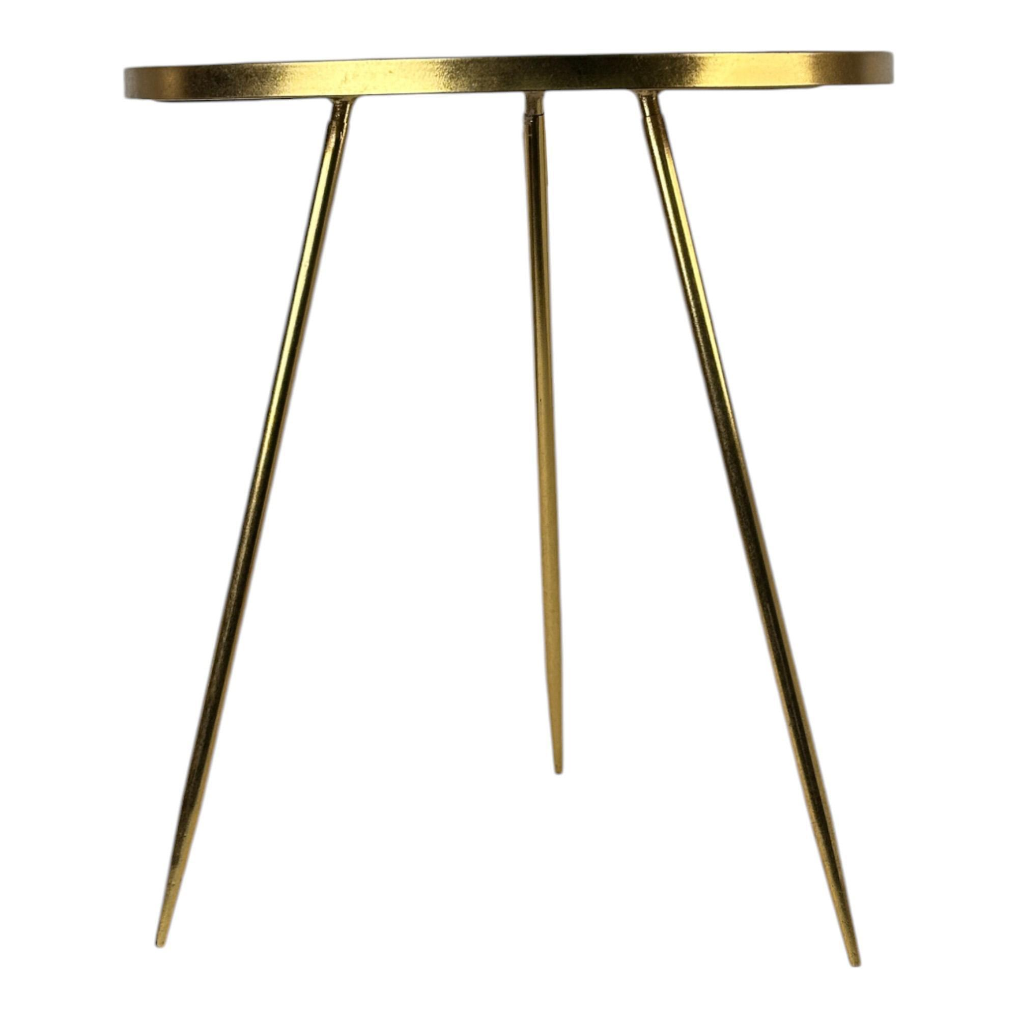 Mesa lateral dorada