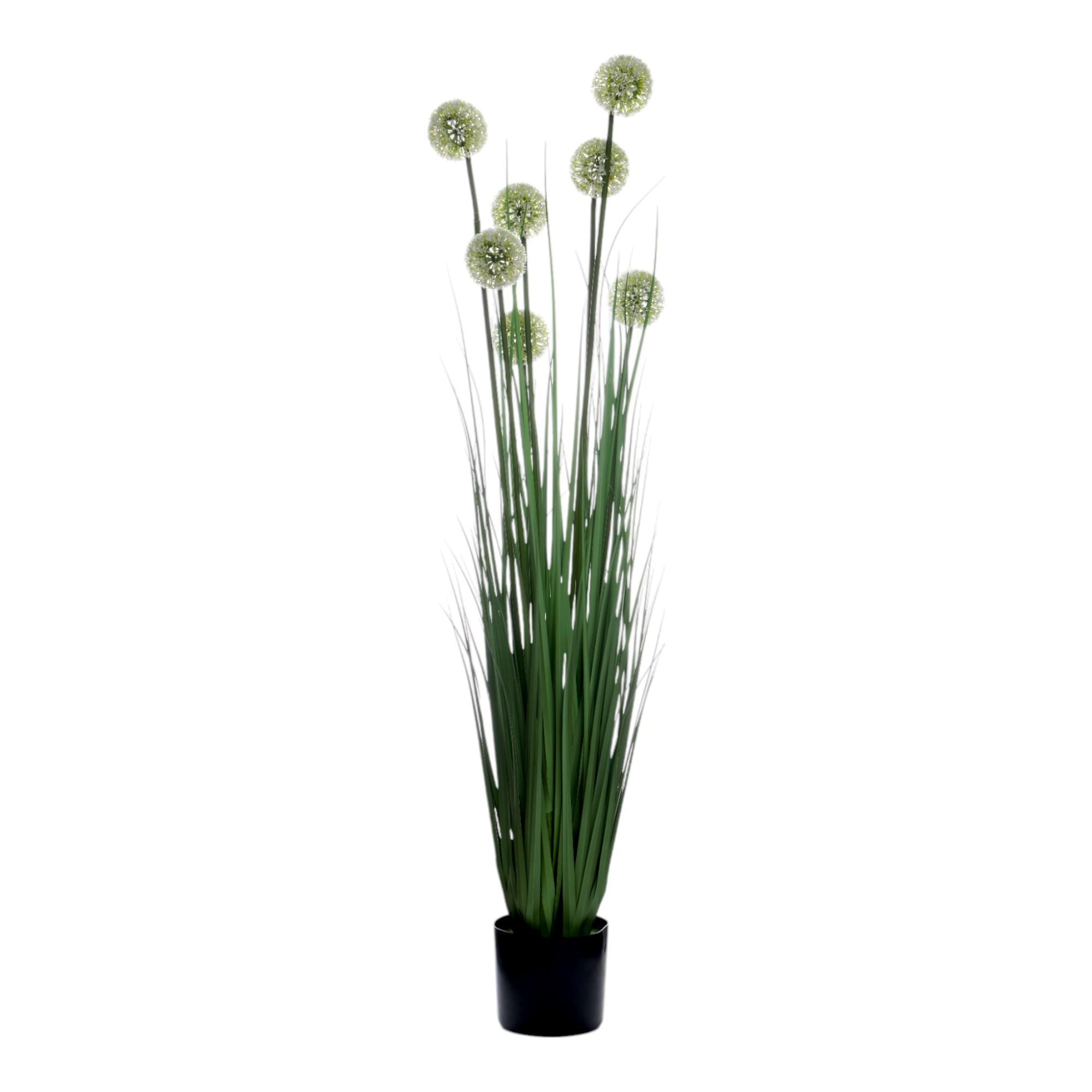 Planta artificial con esferas verdes