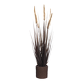 Planta artificial con espigas beige