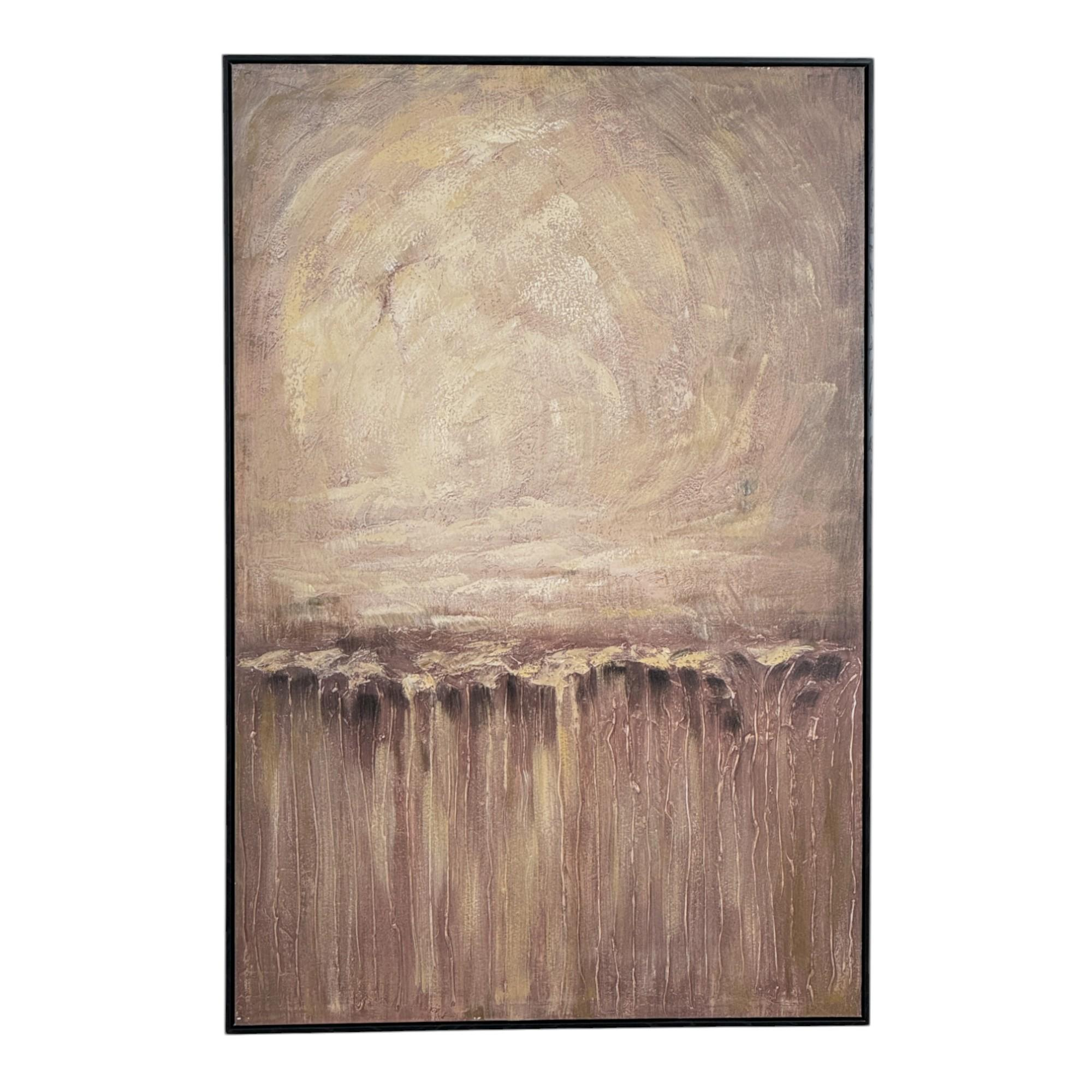 Cuadro abstracto beige