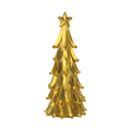 Árbol decorativo dorado con estrella