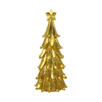 Árbol decorativo dorado con estrella