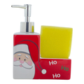 Dispensador de jabón Santa con esponja