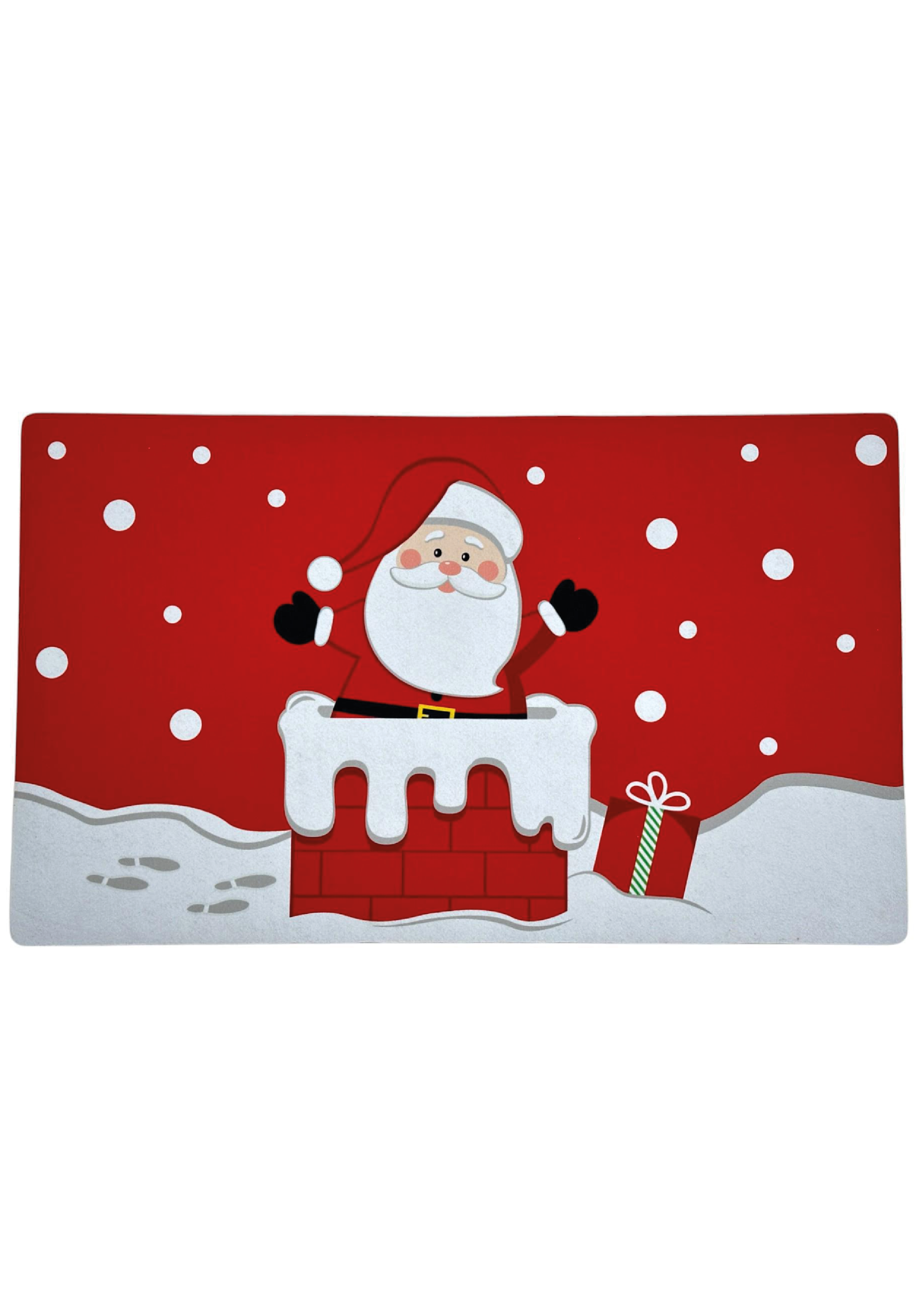 Alfombra navideña Santa