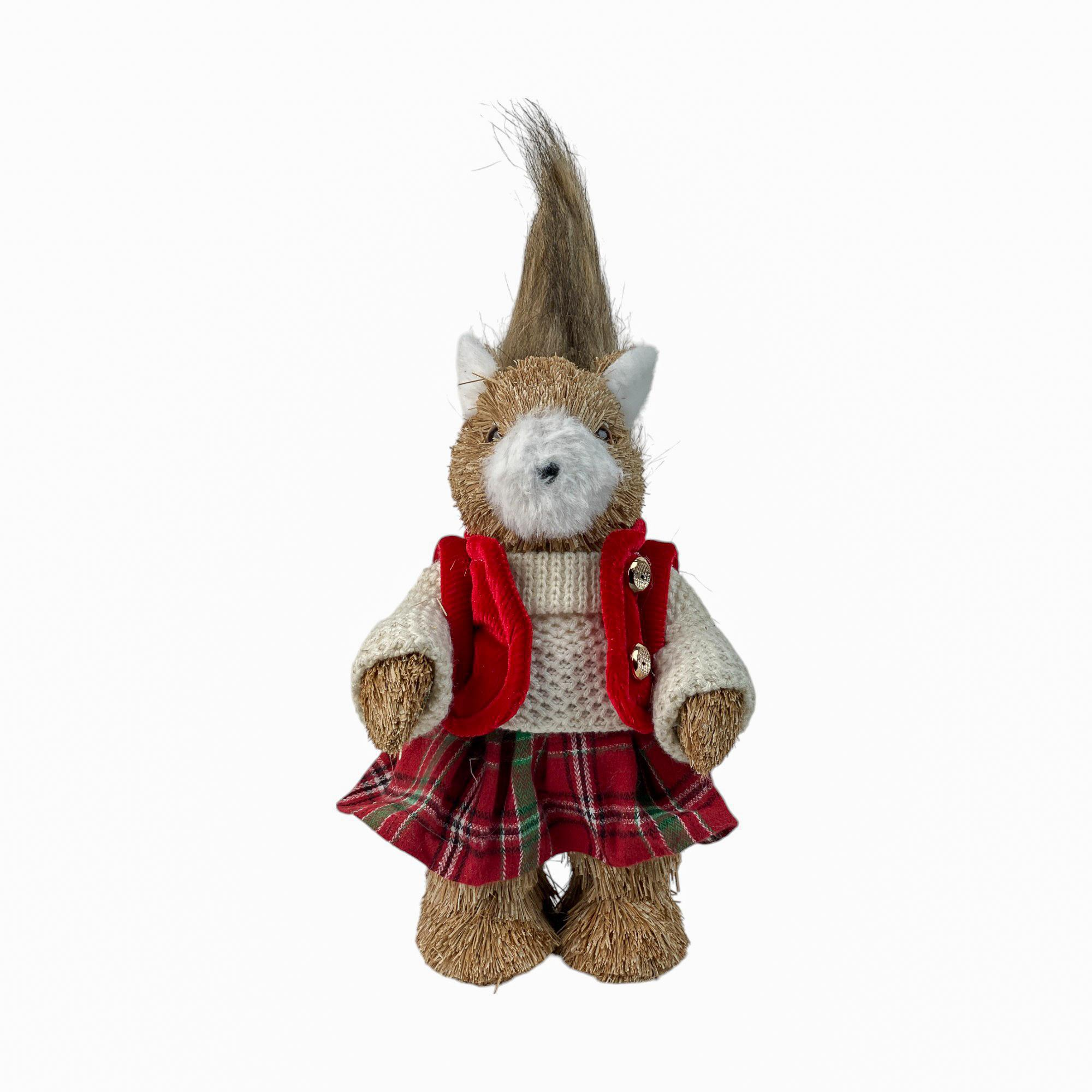 Ardilla decorativa con falda