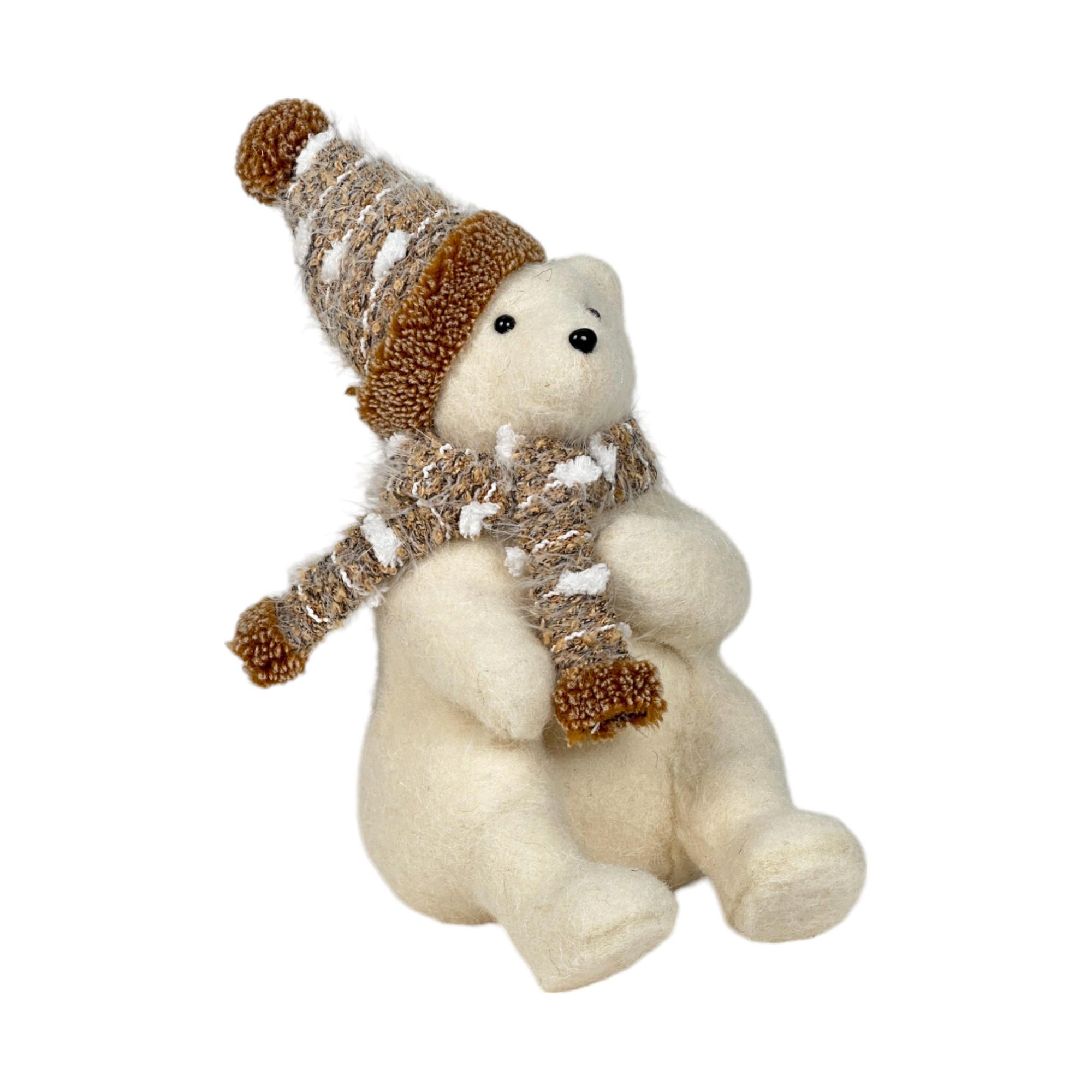 Figura oso polar sentado