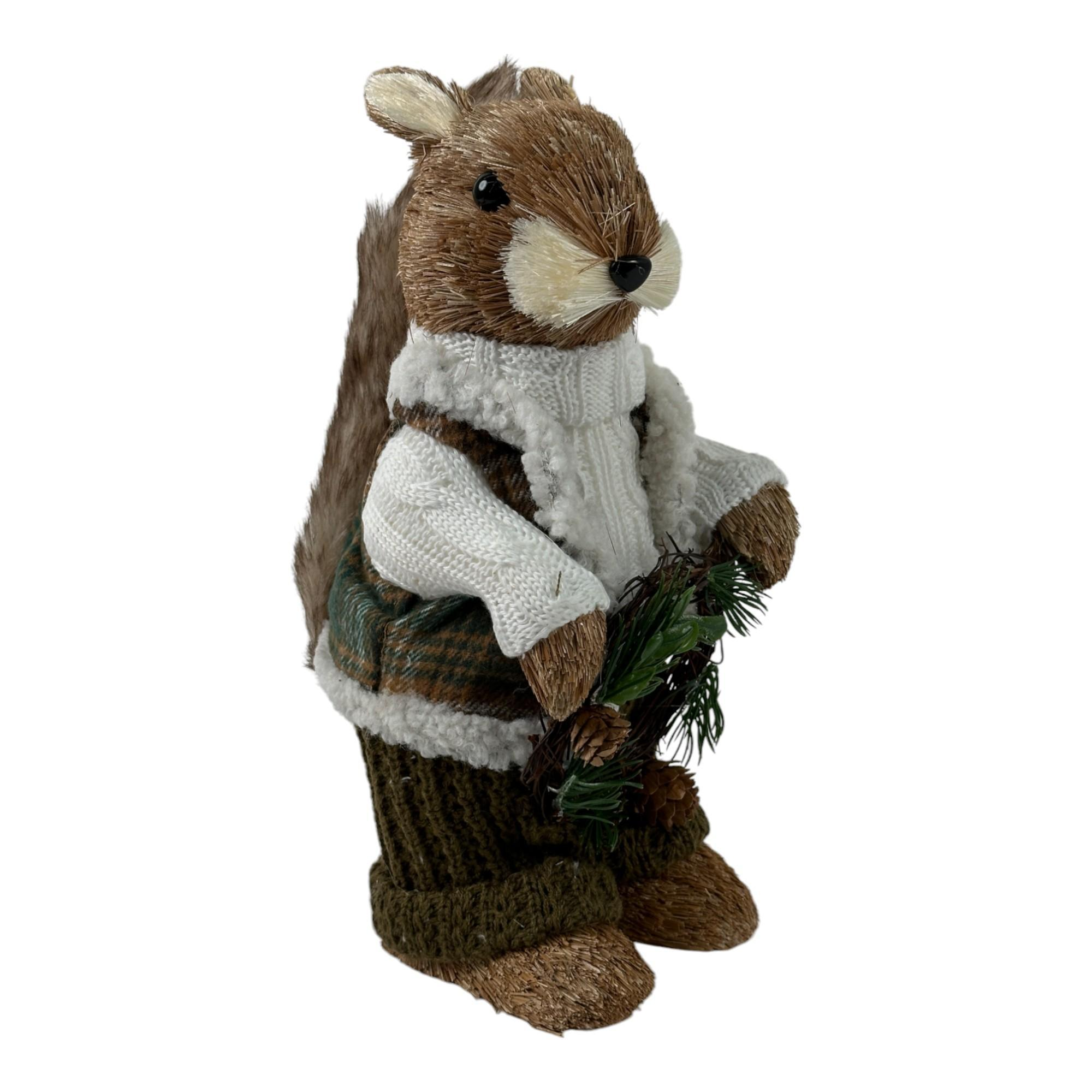 Figura ardilla navideña