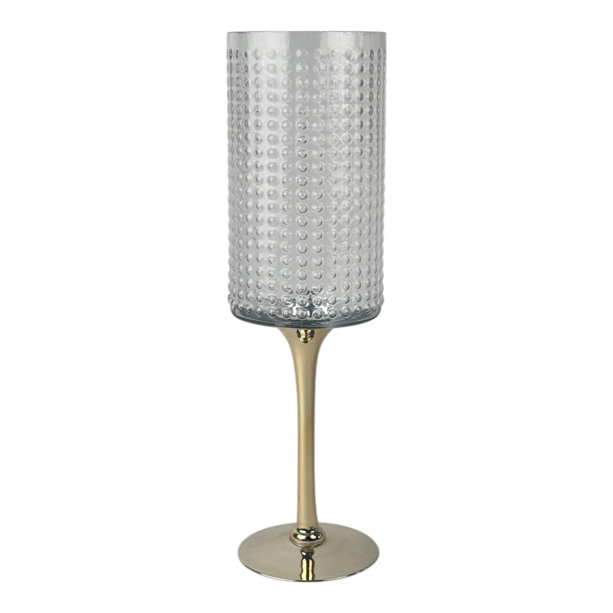 Candelabro plateado