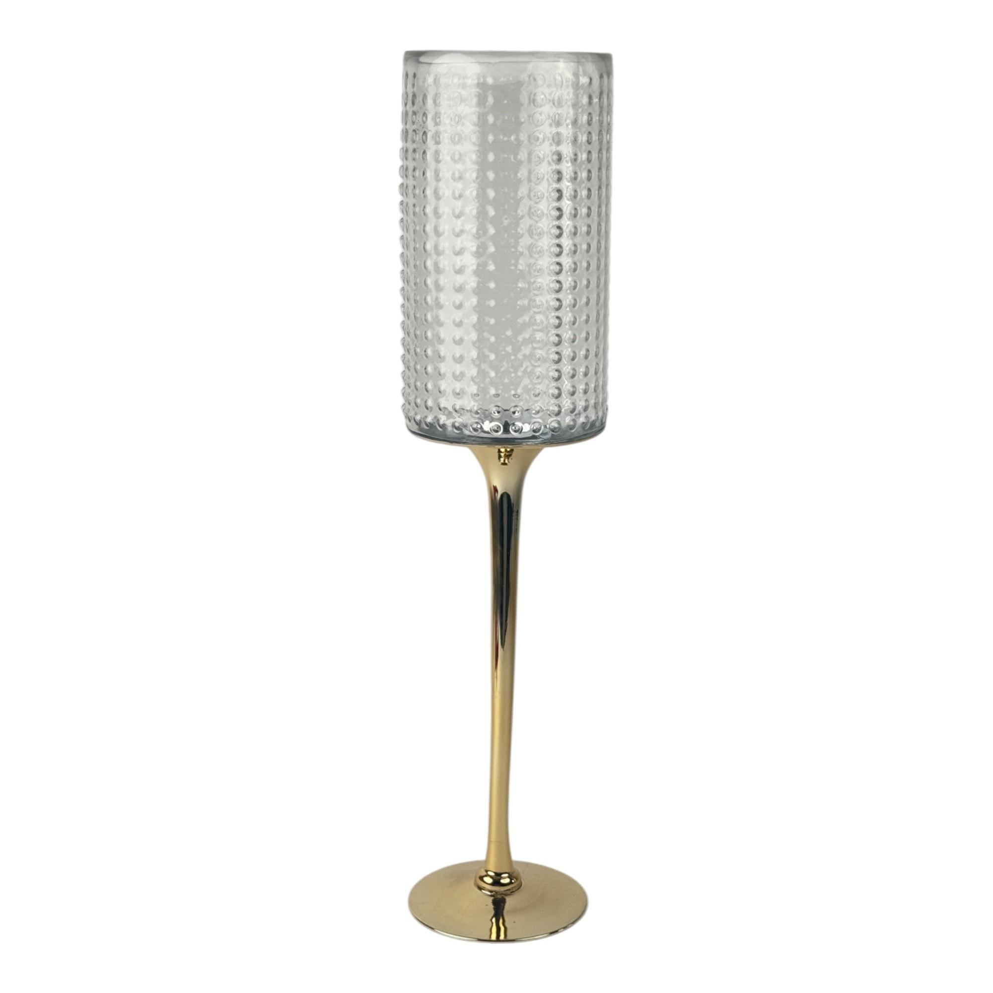 Candelabro plateado